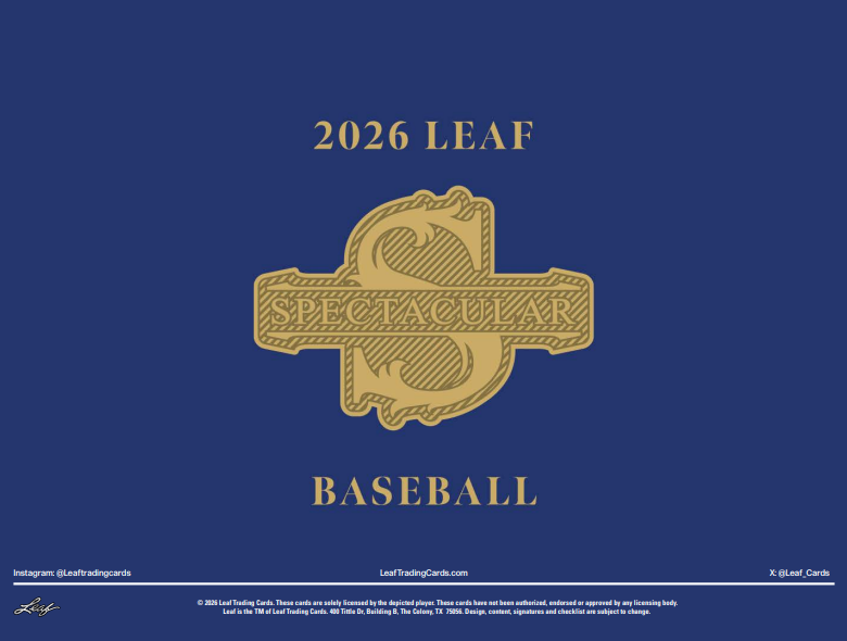 2026 Leaf Spectacular Baseball Hobby Box