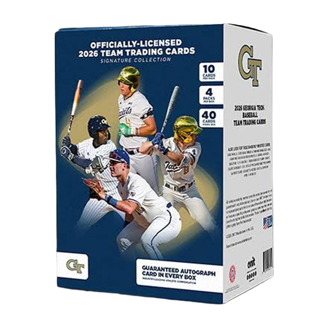  2026 Onit Athlete Spring Sports Signature Series Georgia Tech University Baseball Value Box