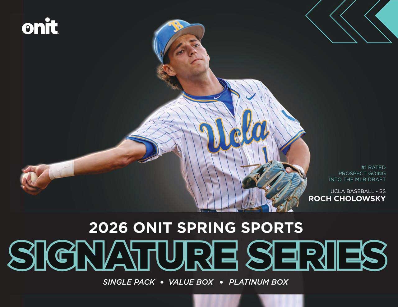  2026 Onit Athlete Spring Sports Signature Series UCLA Baseball Single Pack Sleeve