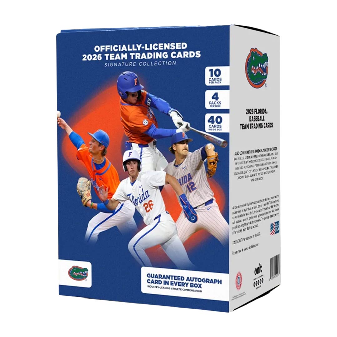  2026 Onit Athlete Spring Sports Signature Series University of Florida Baseball Platinum Box