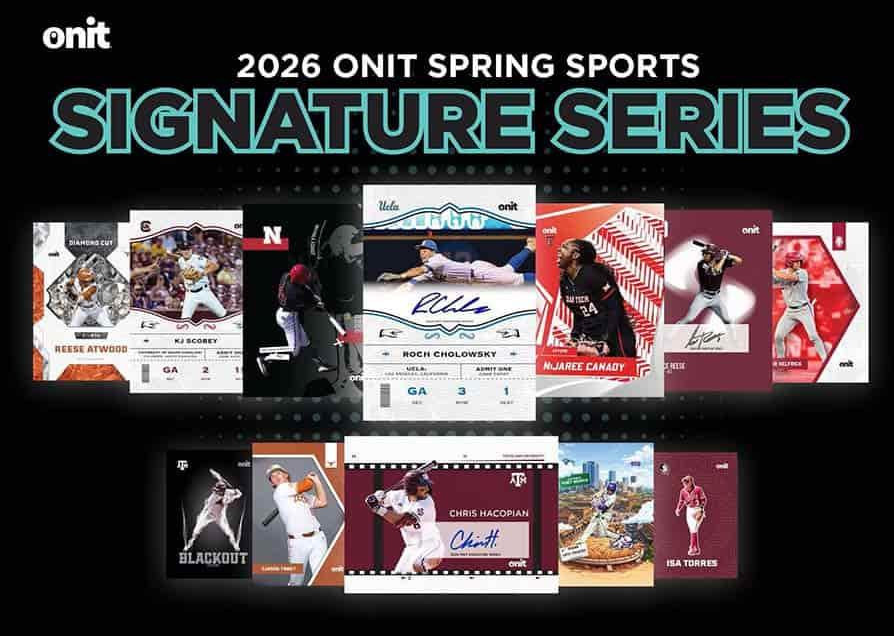  2026 Onit Athlete Spring Sports Signature Series University of Texas Baseball Platinum Box