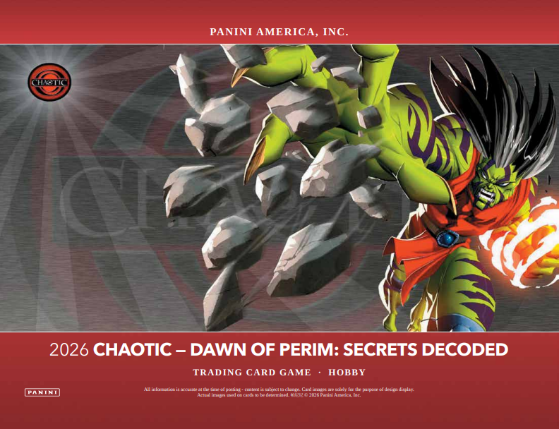 2026 Panini Chaotic Dawn of Perim Secrets Decoded Foundation Deck