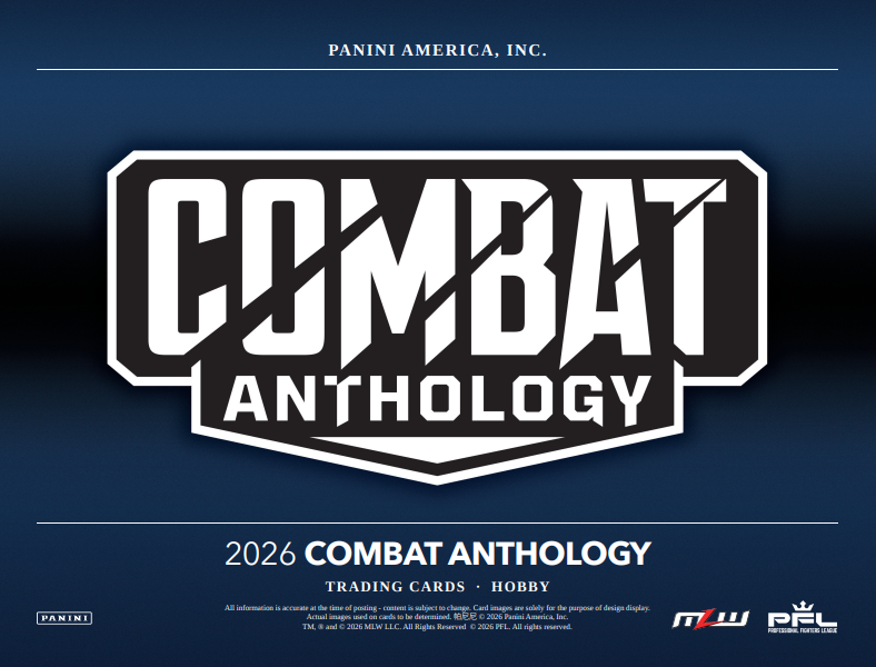 2026 Panini Combat Anthology Hobby 12-Box Case