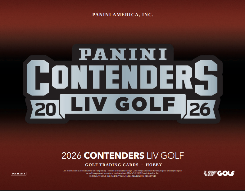 2026 Panini Contenders LIV Golf Hobby Pack