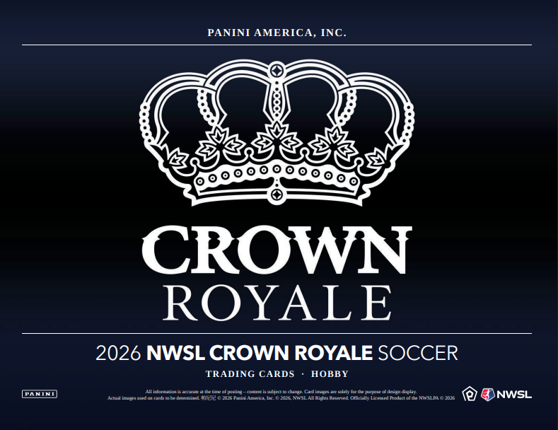 2026 Panini Crown Royale NWSL Soccer Hobby 12-Box Case