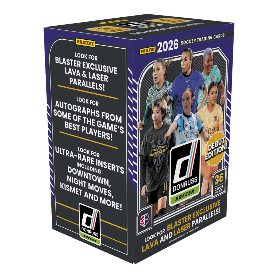 2026 Panini Donruss National Women's Soccer League NWSL Soccer Blaster Box