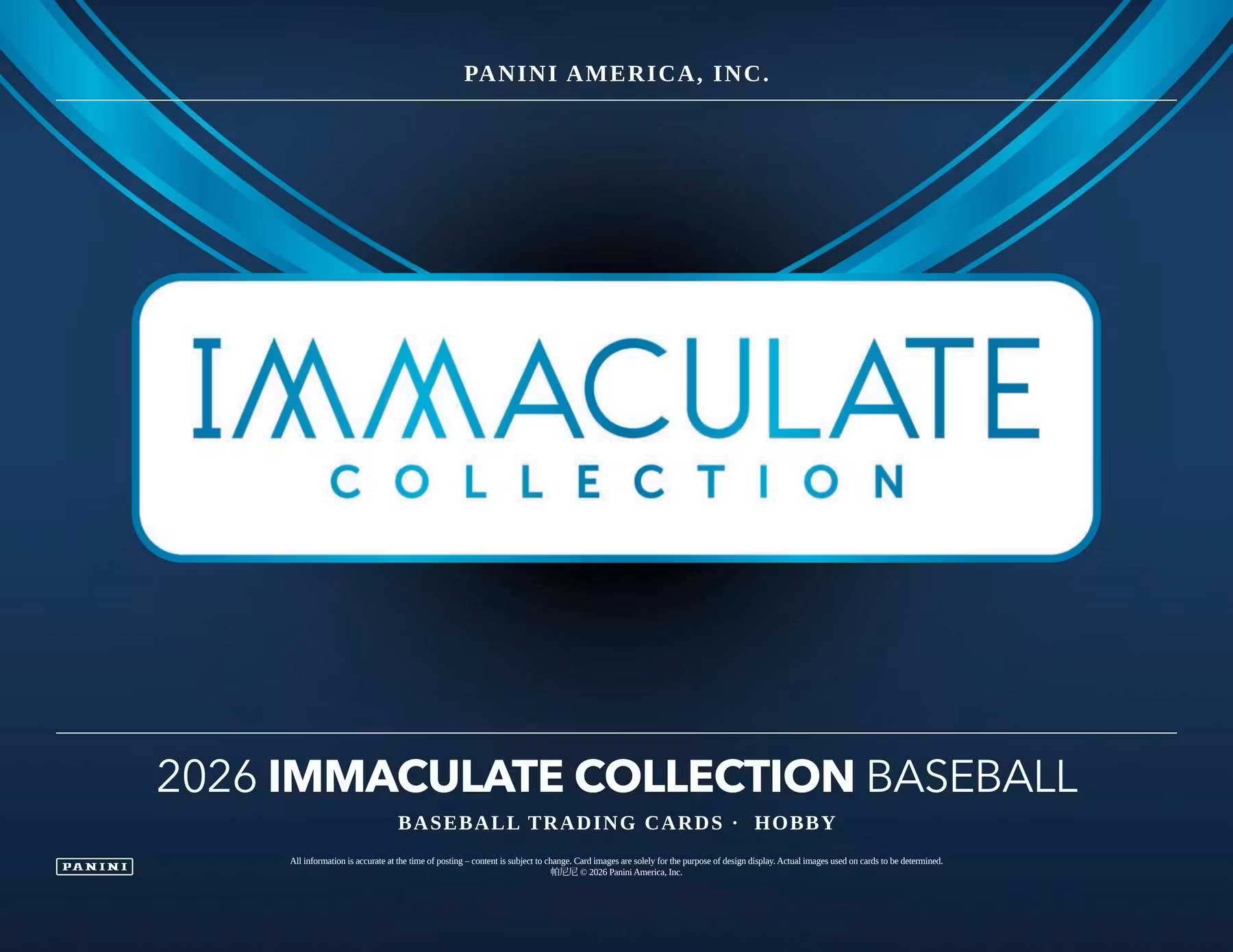 2026 Panini Immaculate Baseball Hobby Box - 1st Off The Line (FOTL)