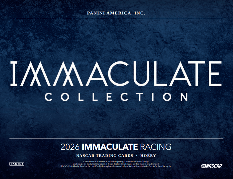 2026 Panini Immaculate Racing Hobby Box