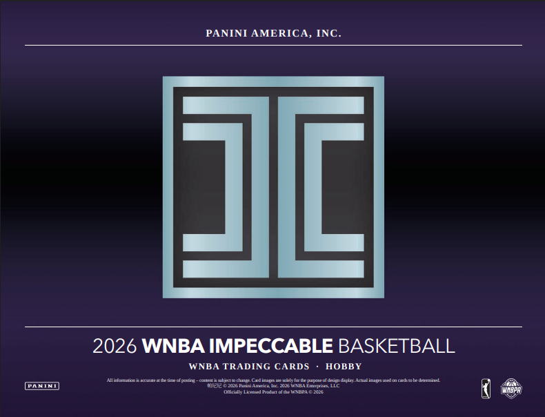 2026 Panini Impeccable WNBA Basketball Hobby 3-Box Case