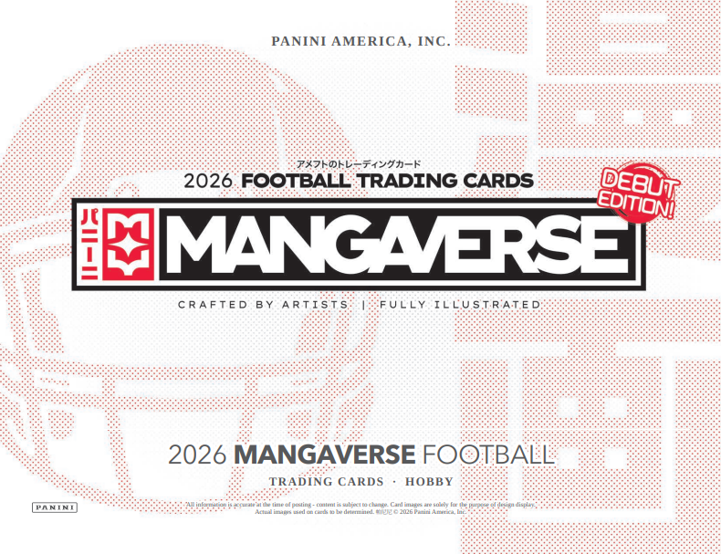 2026 Panini Mangaverse Football Hobby 12-Box Case