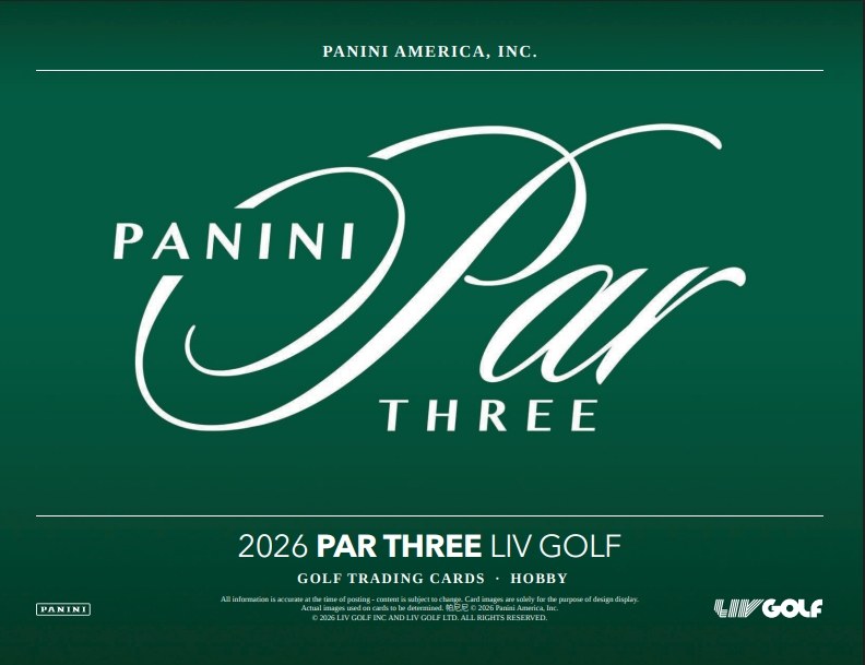 2026 Panini Par Three LIV Golf Hobby 10-Box Case