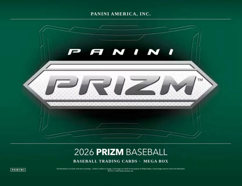 2026 Panini Prizm Baseball Mega Box (Pink Ice Prizms!)