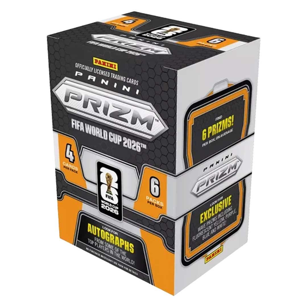 2026 Panini Prizm FIFA World Cup Soccer Blaster Box (Yellow, Purple, Blue & White Prizms!)