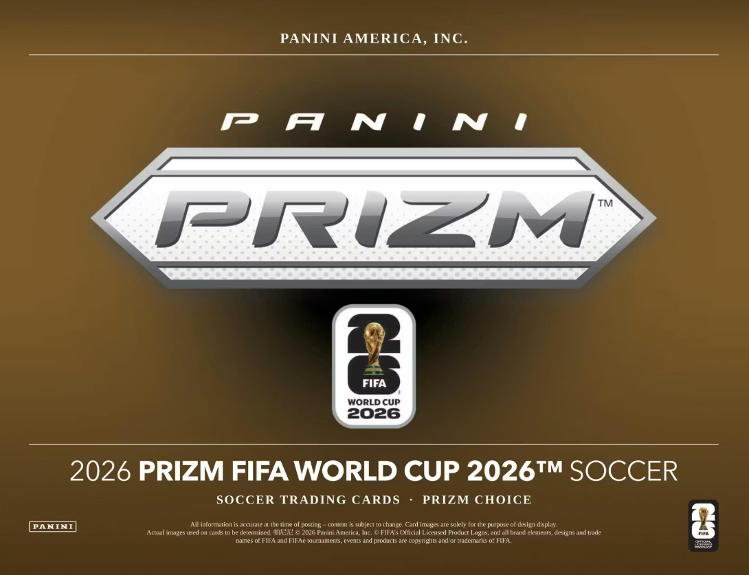 2026 Panini Prizm FIFA World Cup Soccer Choice 20-Box Case