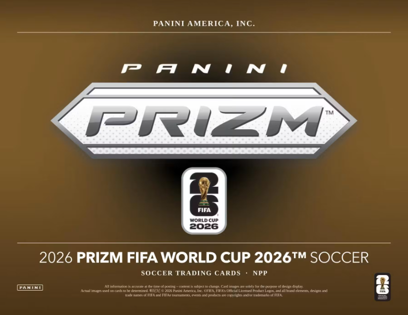 2026 Panini Prizm FIFA World Cup Soccer Mega 20-Box Case (White Disco Parallels!)