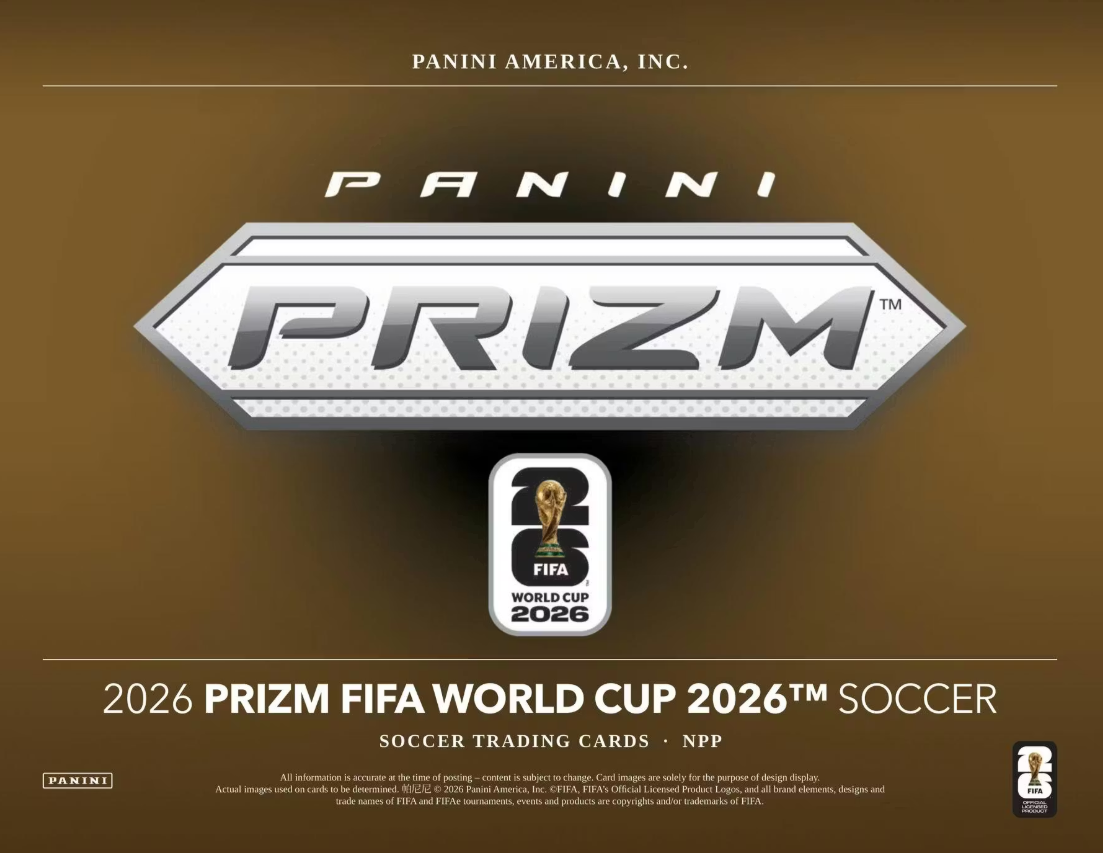 2026 Panini Prizm FIFA World Cup Soccer Mega 20-Box Case
