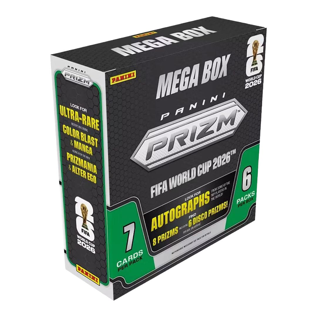 2026 Panini Prizm FIFA World Cup Soccer Mega Box (Bronze Disco Parallels!)