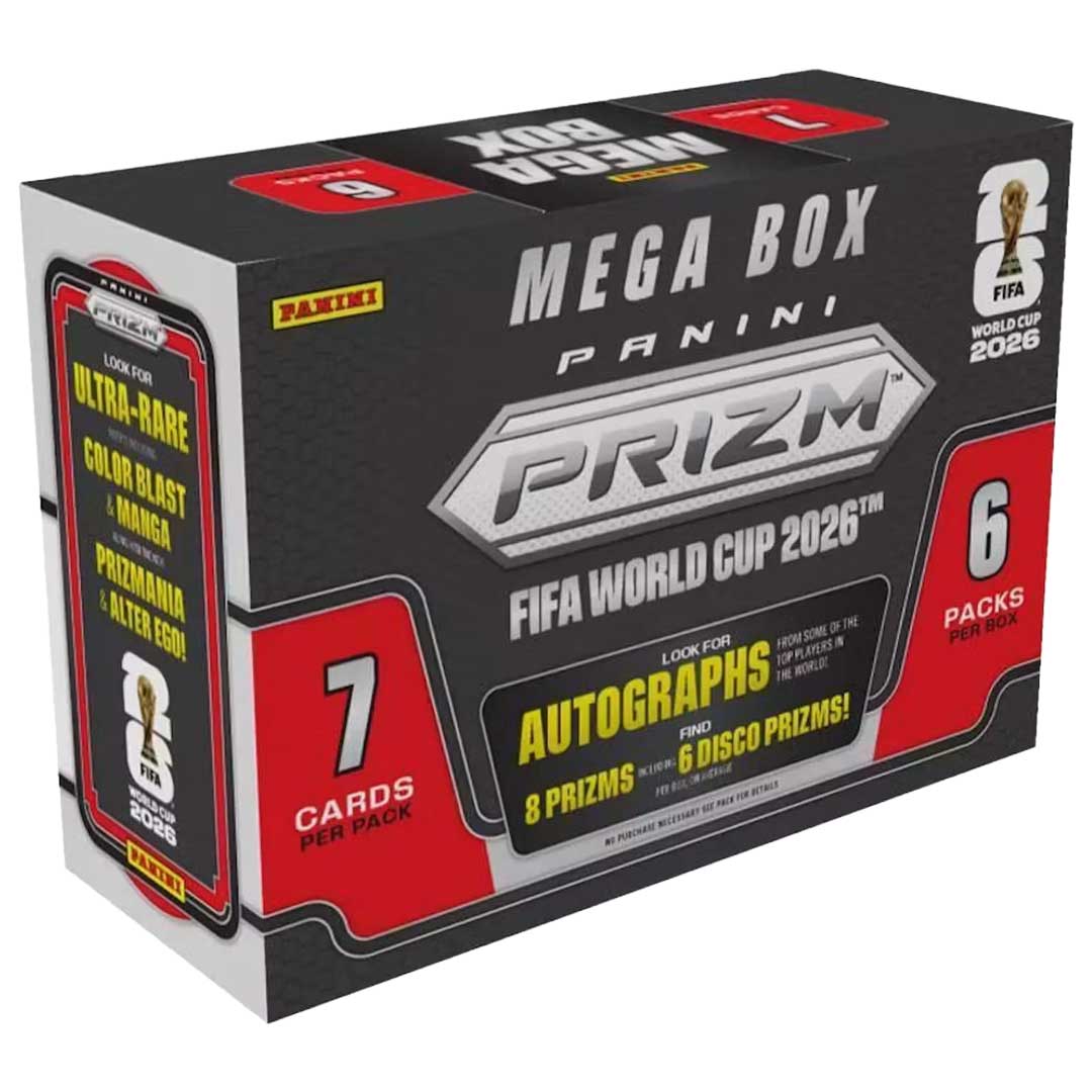 2026 Panini Prizm FIFA World Cup Soccer Mega Box (White Disco Parallels!)
