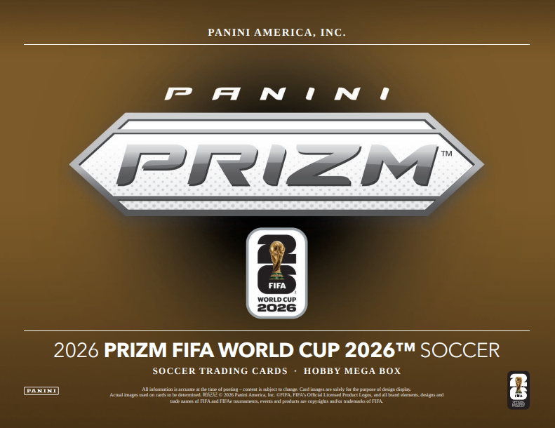 2026 Panini Prizm FIFA World Cup Soccer Mega Hobby Box