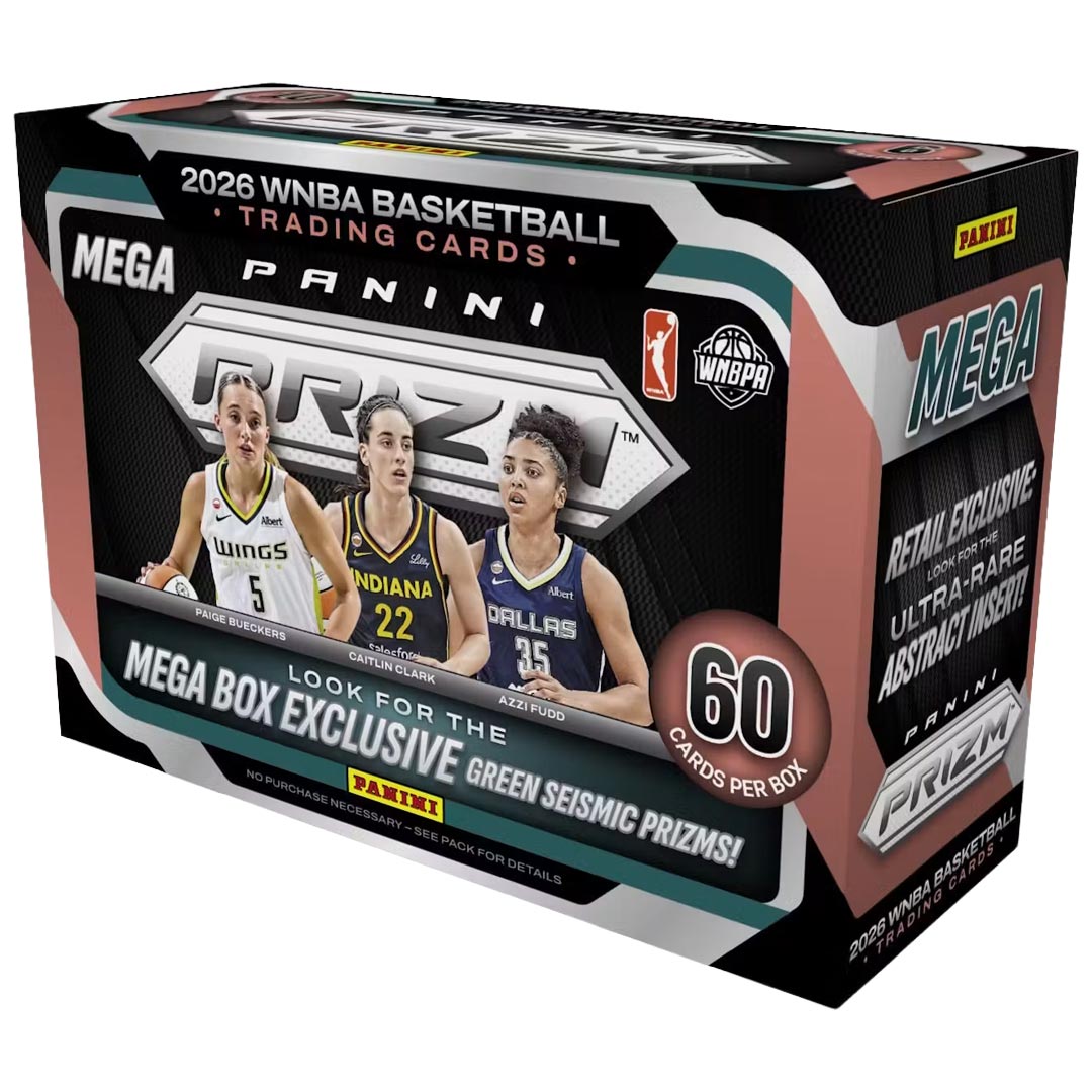 2026 Panini Prizm WNBA Basketball Mega Hobby Box (Green Seismice Prizms)