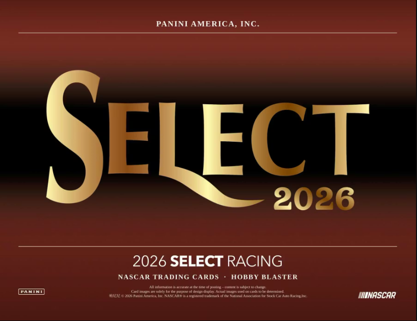 2026 Panini Select NASCAR Racing Blaster Hobby Box