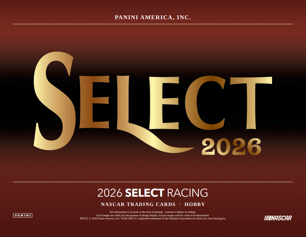 2026 Panini Select Racing Hobby 12-Box Case