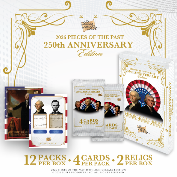 2026 Pieces of the Past 250th Anniversary Hobby 10-Box Case
