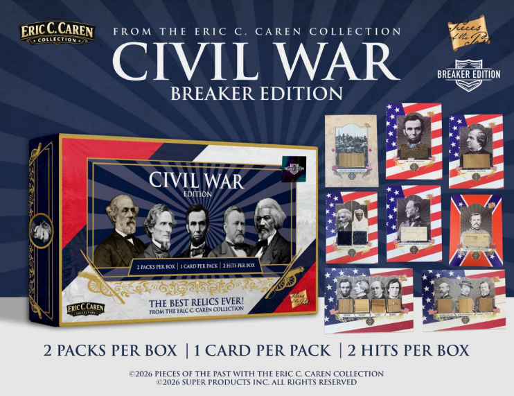 2026 Pieces of the Past Caren's Civil War Breaker Edition 10-Box Case