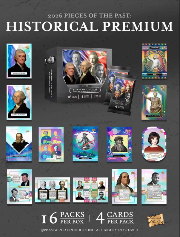 2026 Pieces of the Past Historical Premium Edition Hobby Box