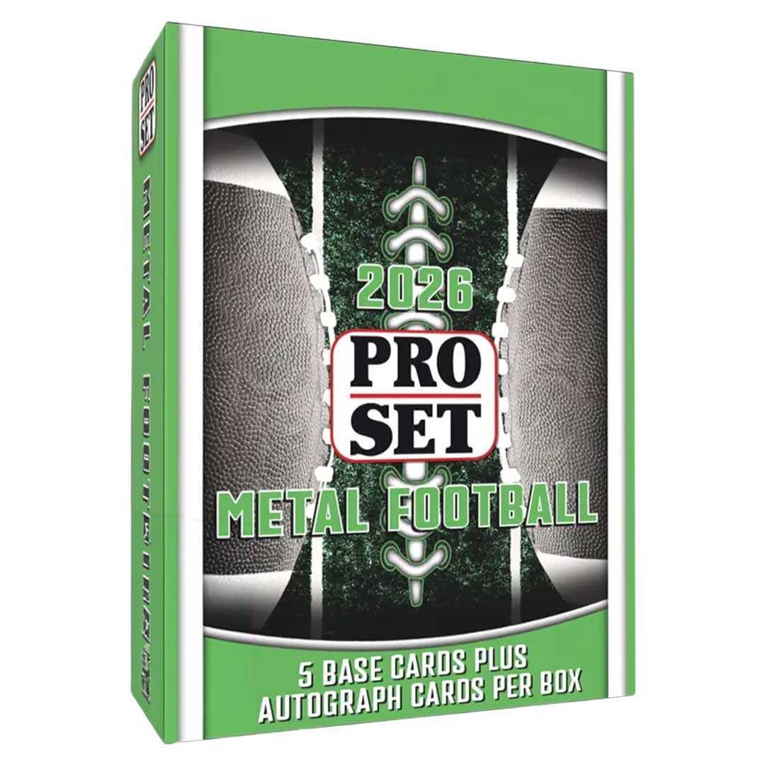 2026 Pro Set Metal Football Hobby Box