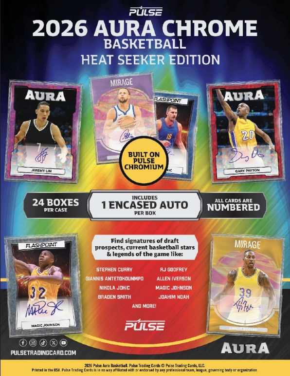 2026 Pulse Aura Chrome Basketball Heat Seeker 24-Box Case