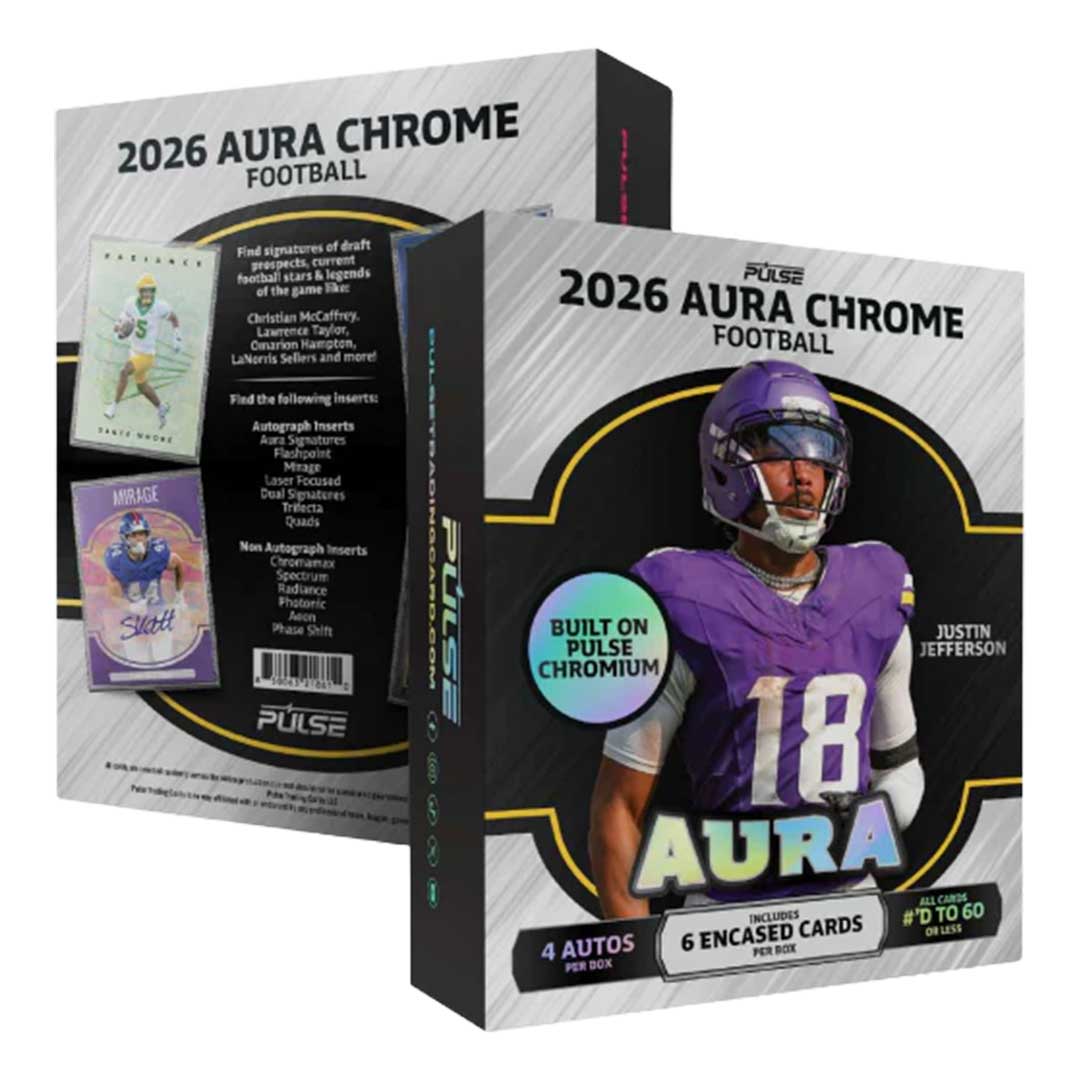 2026 Pulse Aura Chrome Football Hobby Box