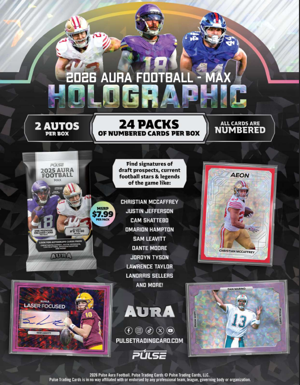 2026 Pulse Aura Football Max Edition Box
