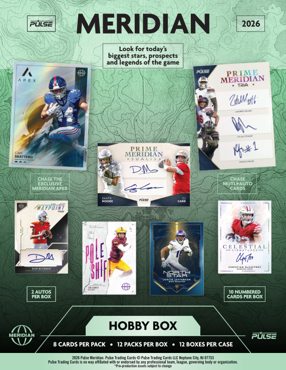 2026 Pulse Meridian Football Hobby Box