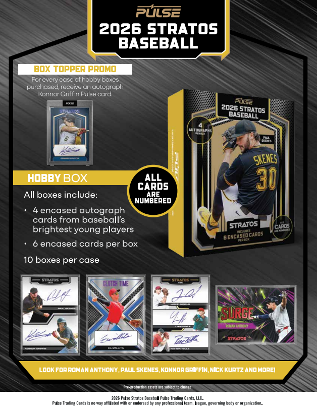 2026 Pulse Stratos Baseball Hobby Box