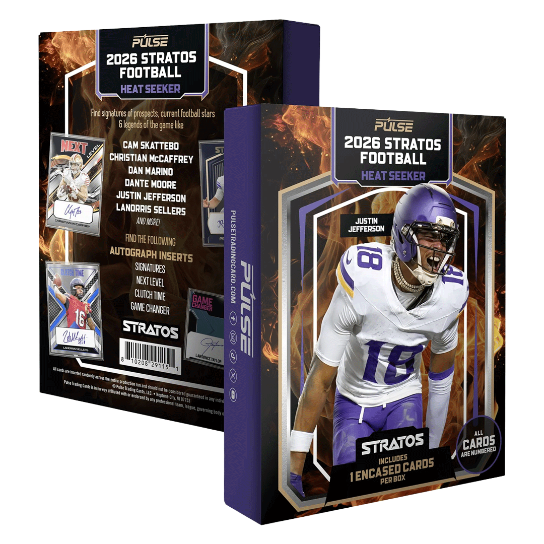 2026 Pulse Stratos Football Hobby Heat Seeker Box