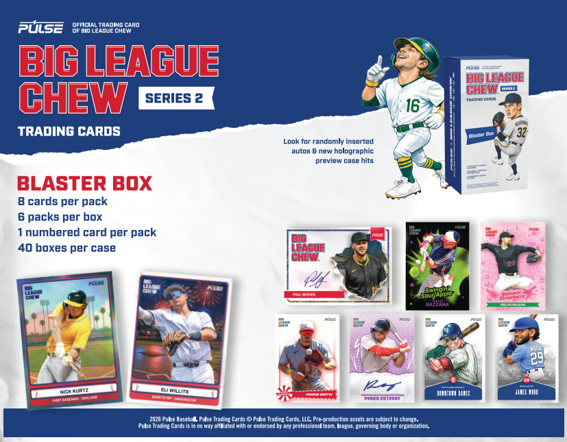 2026 Pulse x Big League Chew Series 2 Baseball Blaster Box
