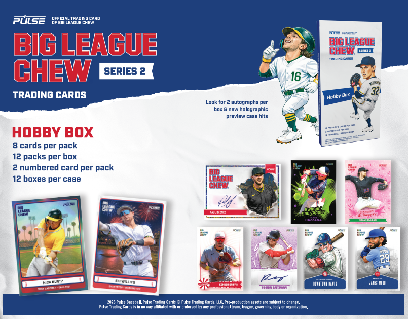 2026 Pulse x Big League Chew Series 2 Baseball Hobby Box