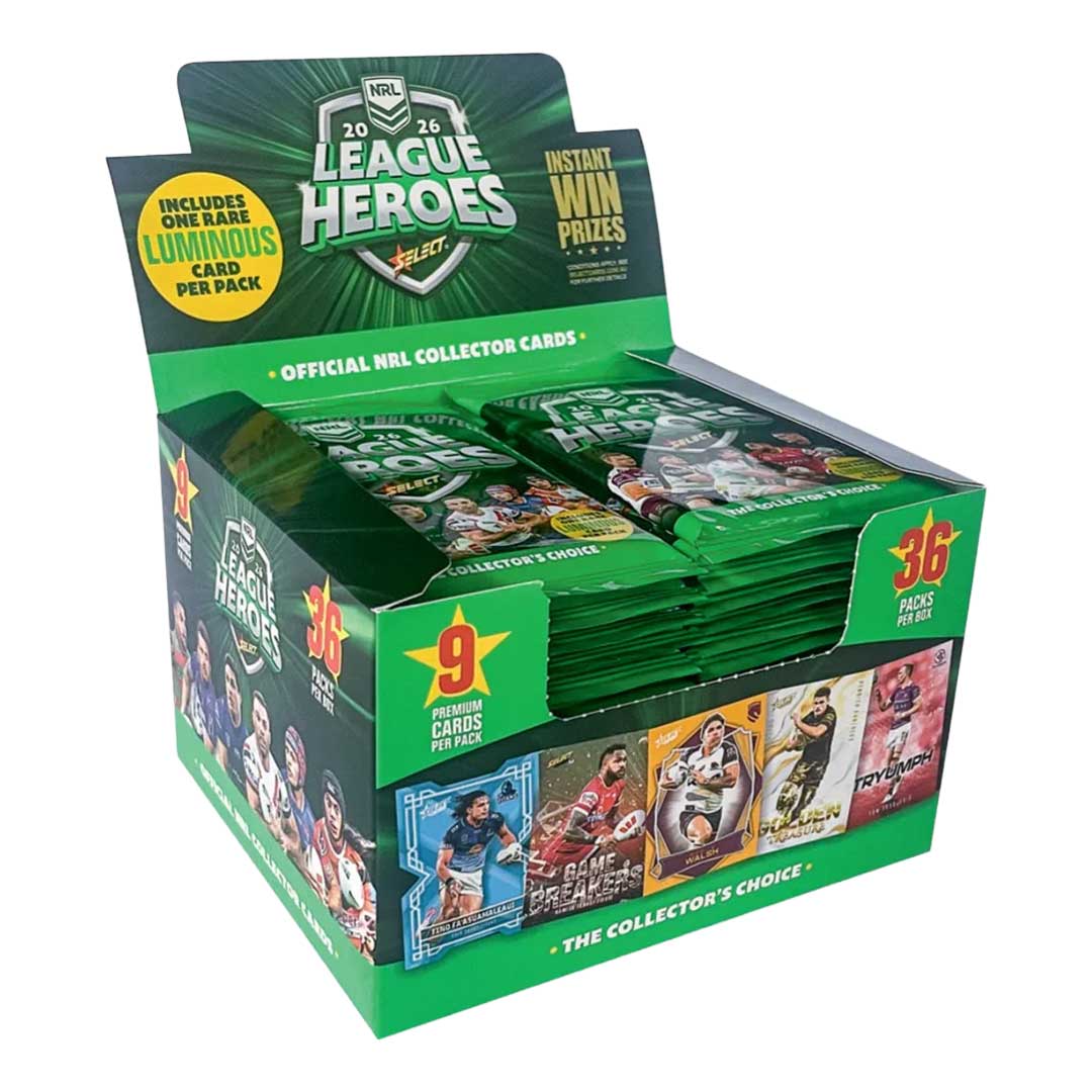 2026 Select NRL League Heroes Cards Box