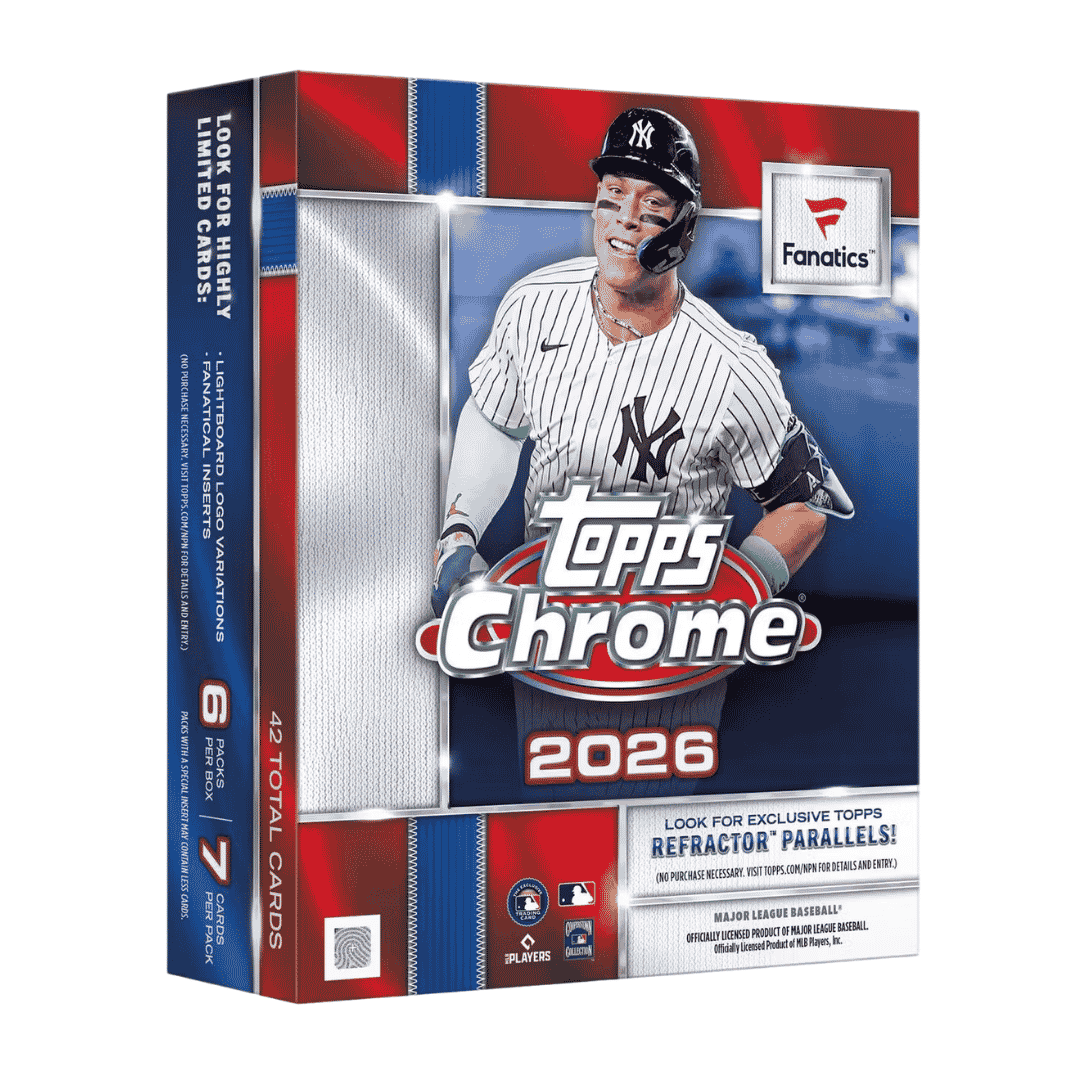 2026 Topps Chrome Baseball Fanatics Mega Box