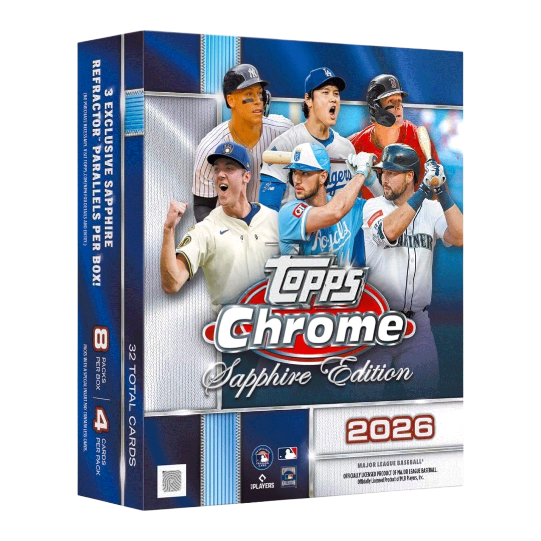  2026 Topps Chrome Baseball Sapphire Edition Box