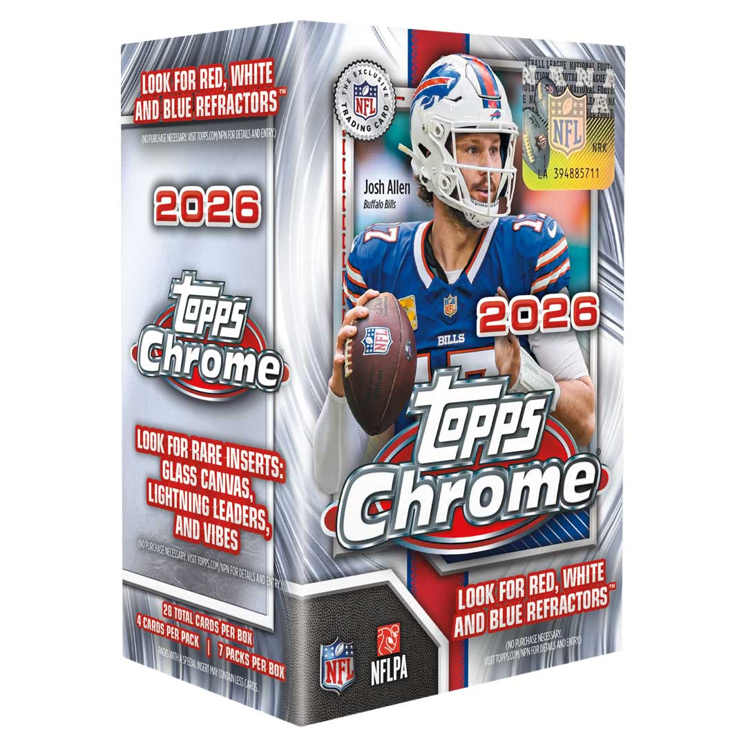 2026 Topps Chrome Football Blaster Box