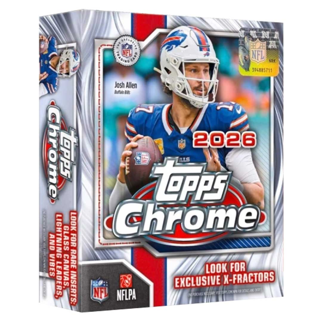  2026 Topps Chrome Football Mega Box