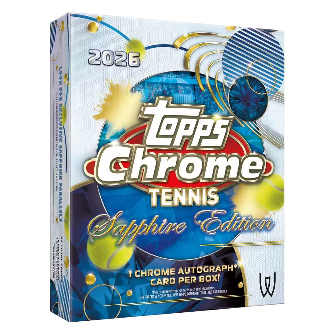 2026 Topps Chrome Tennis Sapphire Edition Box