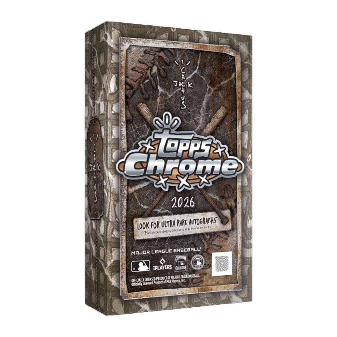 2026 Topps Chrome x Cactus Jack Fanatics Fest NYC Travis Scott Edition Baseball Box
