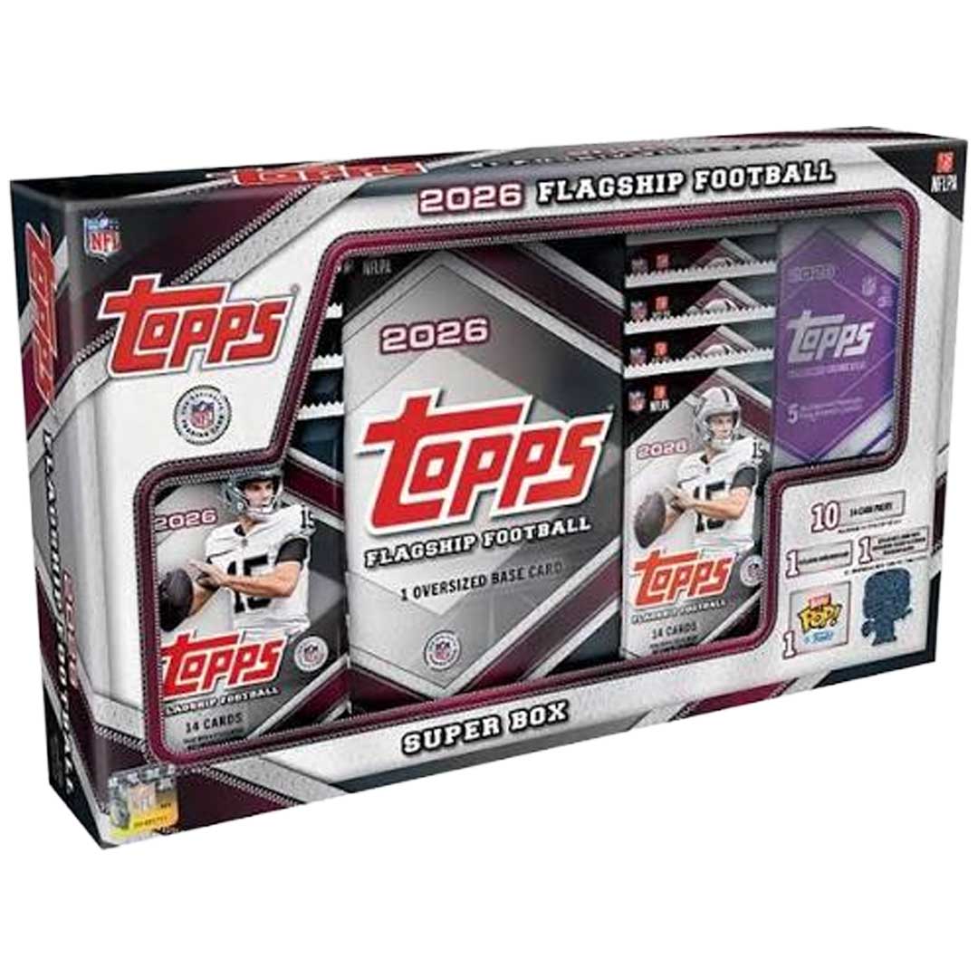 2026 Topps Football Super Box (Funko Bitty Pop)