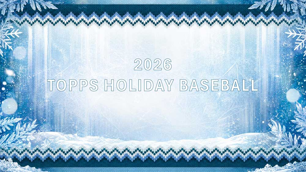 2026 Topps Holiday Baseball 3 Tin Box 5-Box Case