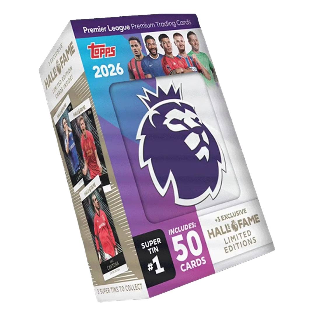 2026 Topps Premier League EPL Soccer Super 6-Tin Box