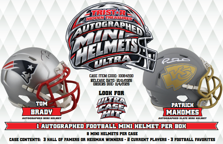 2026 Tristar Hidden Treasures Football Mini Helmet Ultra Edition Box