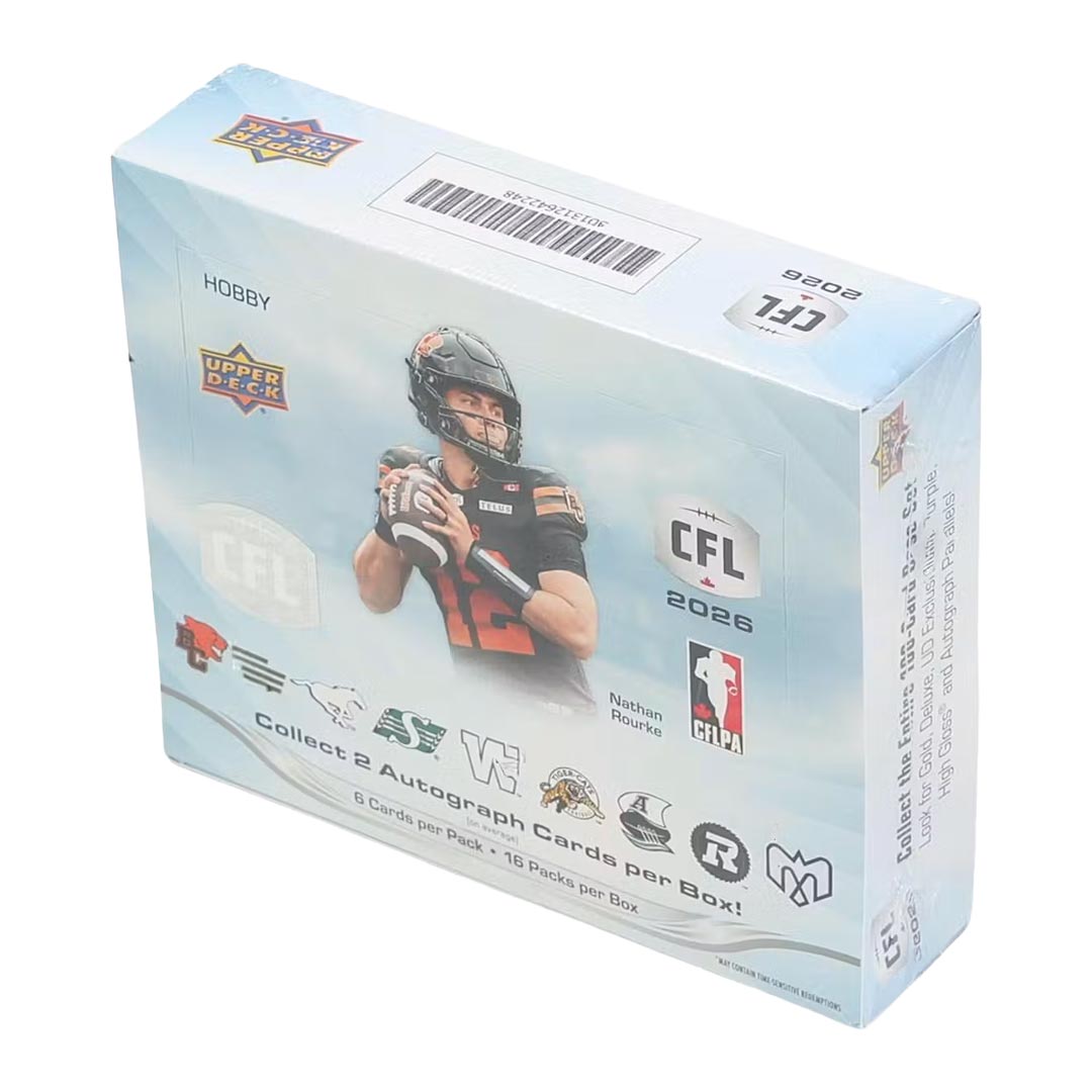 2026 Upper Deck CFL Canadian Football League Hobby Box